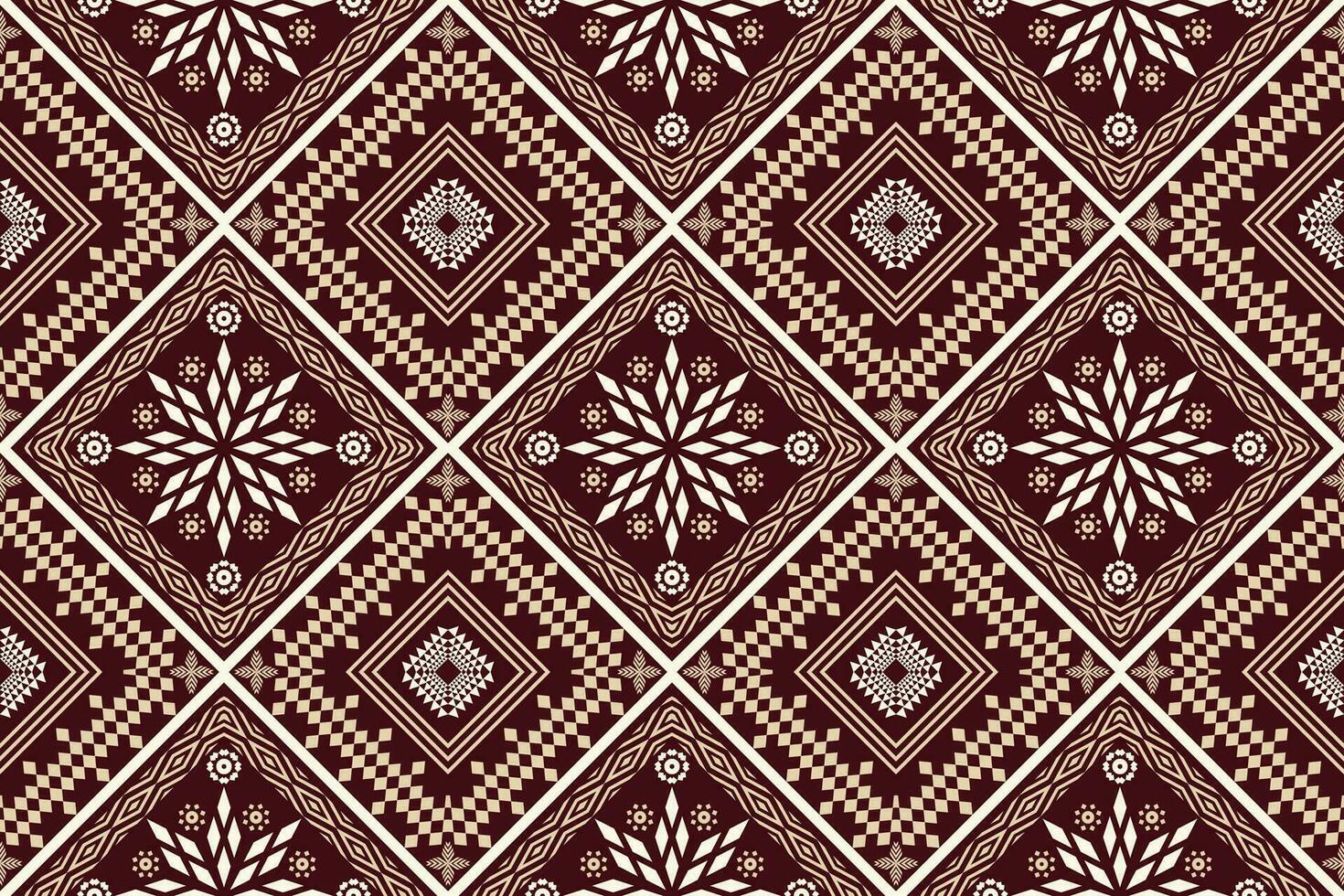 Geometric ethnic oriental traditional art pattern.Figure tribal embroidery style.Design for background,wallpaper,clothing,wrapping,fabric,element,,vector illustration. vector