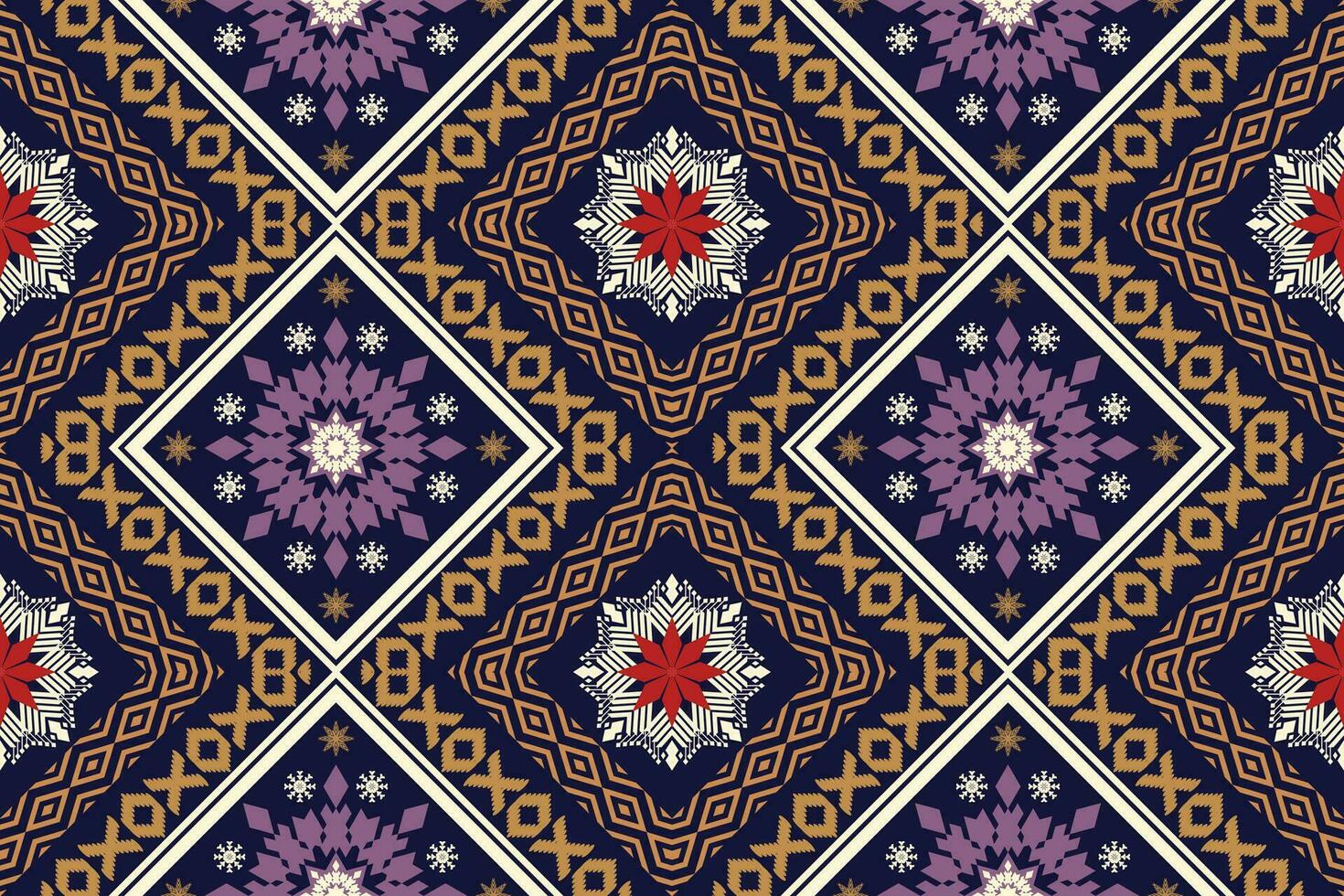 Geometric ethnic oriental traditional art pattern.Figure tribal embroidery style.Design for background,wallpaper,clothing,wrapping,fabric,element,,vector illustration. vector