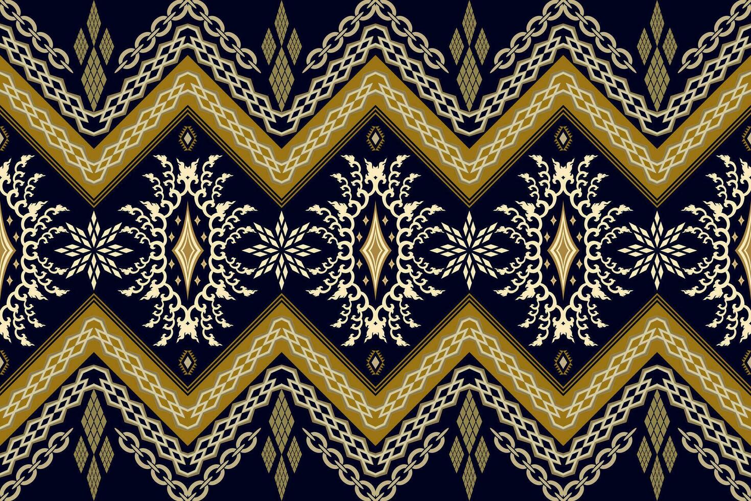 Geometric ethnic oriental traditional art pattern.Figure tribal embroidery style.Design for background,wallpaper,clothing,wrapping,fabric,element,,vector illustration. vector