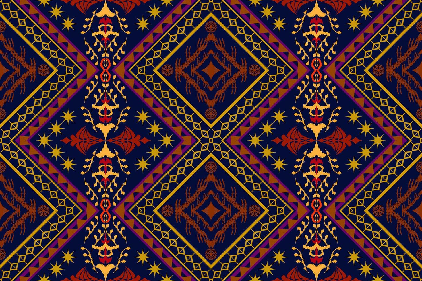 Geometric ethnic oriental traditional art pattern.Figure tribal embroidery style.Design for background,wallpaper,clothing,wrapping,fabric,element,,vector illustration. vector