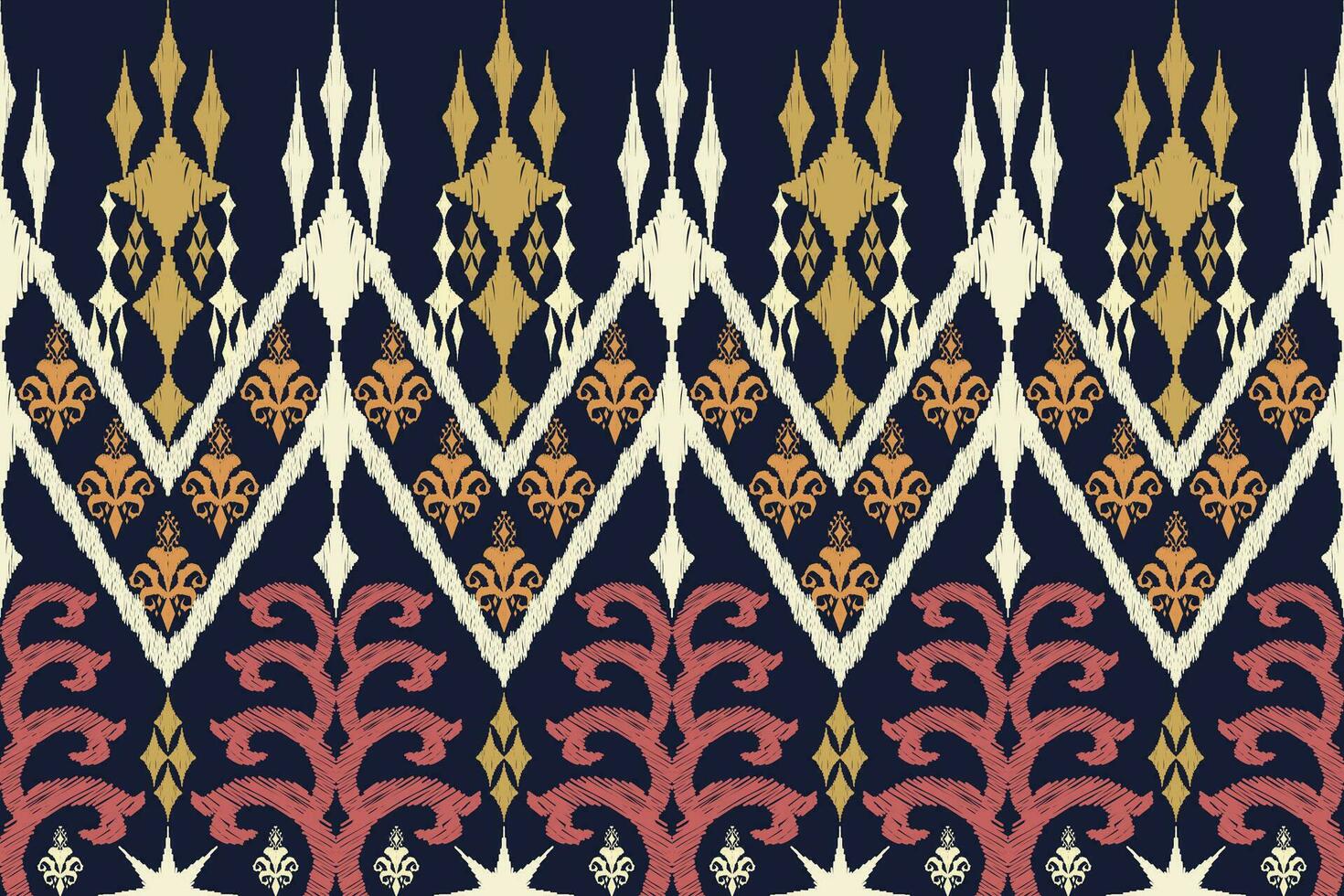 Geometric ethnic oriental traditional art pattern.Figure tribal embroidery style.Design for background,wallpaper,clothing,wrapping,fabric,element,,vector illustration. vector