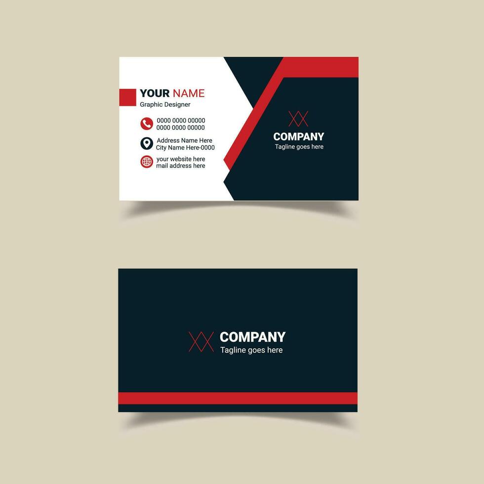 Creative Business Card Template vector