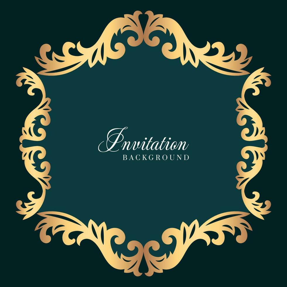 Luxury vintage invitation background. - Vector. vector