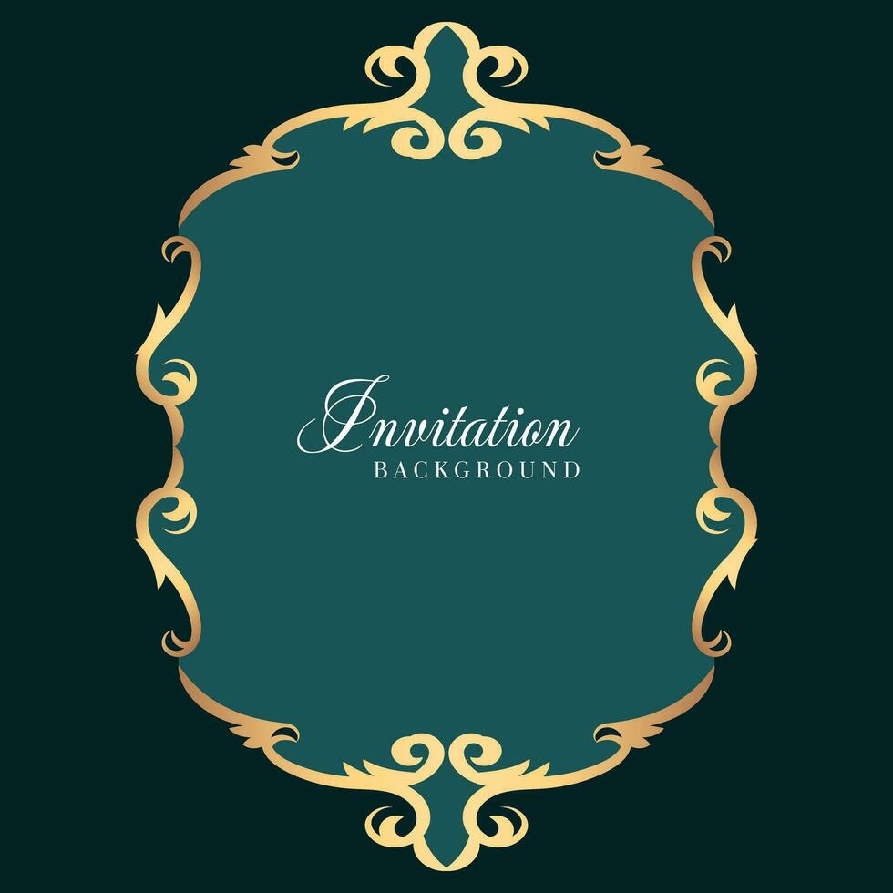 Luxury vintage invitation background. - Vector. vector