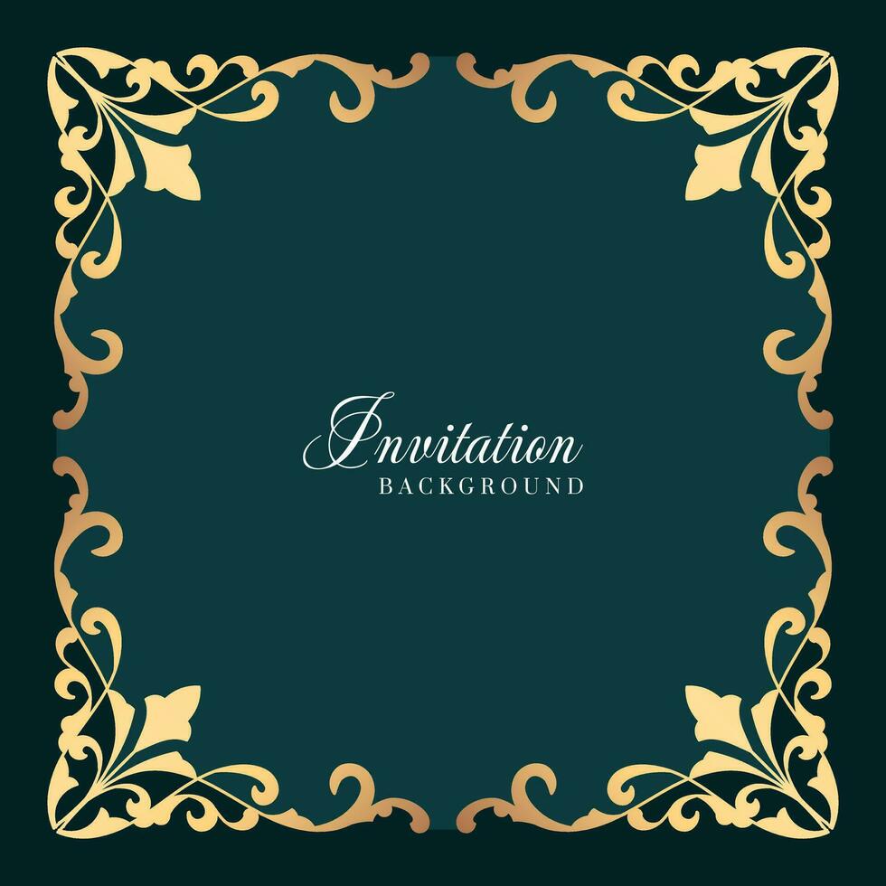 Luxury vintage invitation background. - Vector. vector