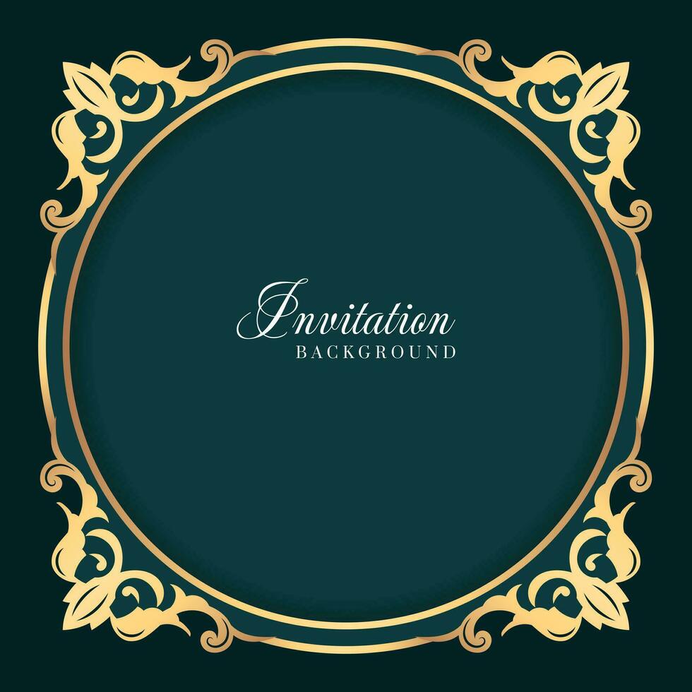 Luxury vintage invitation background. - Vector. vector