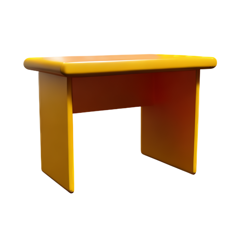 bureau 3d renderen icoon illustratie png