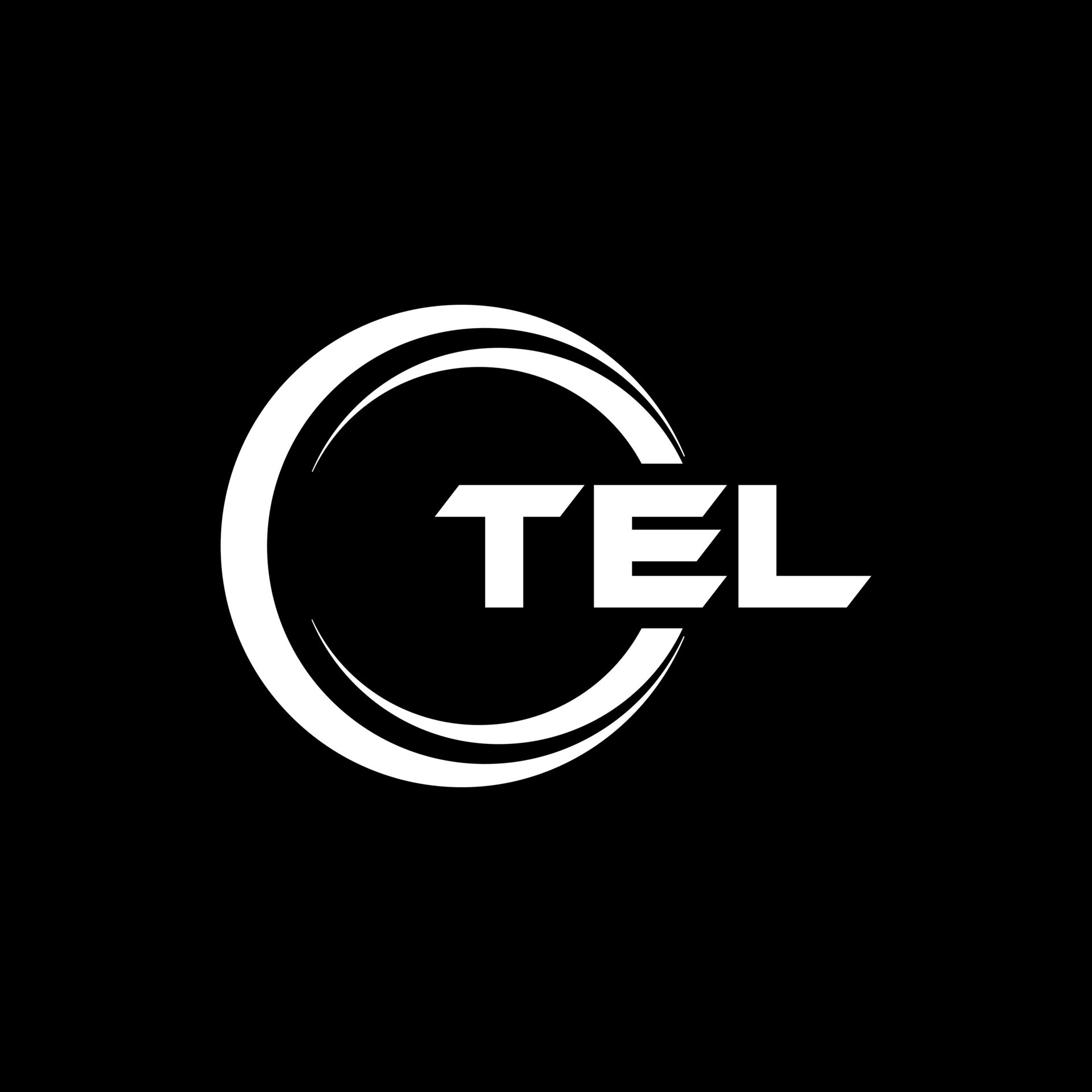 tel letra logo diseño inspiración para un único identidad moderno