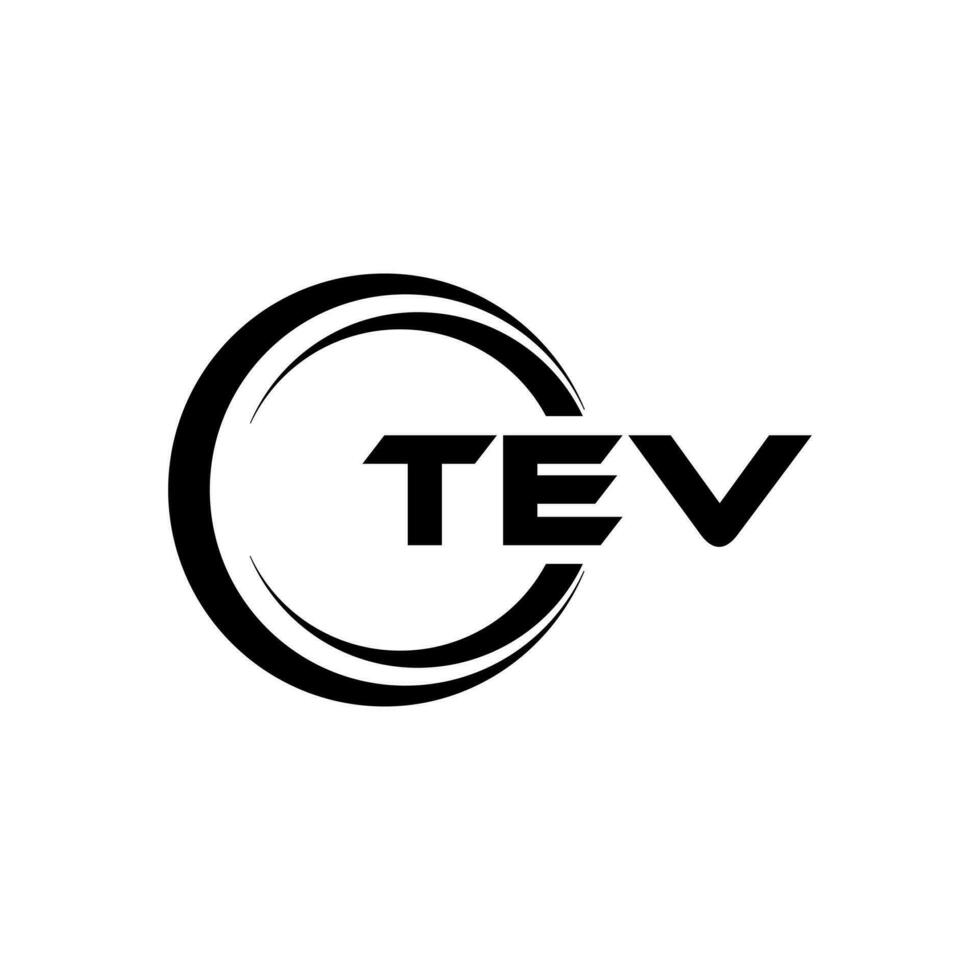 TEV Letter Logo Design, Inspiration for a Unique Identity. Modern Elegance and Creative Design. Watermark Your Success with the Striking this Logo. vector