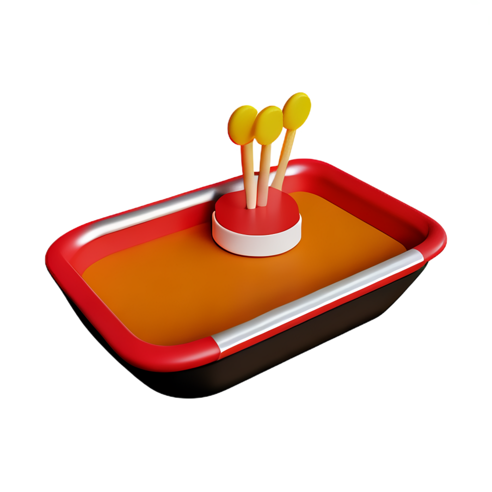 cooking 3d rendering icon illustration png