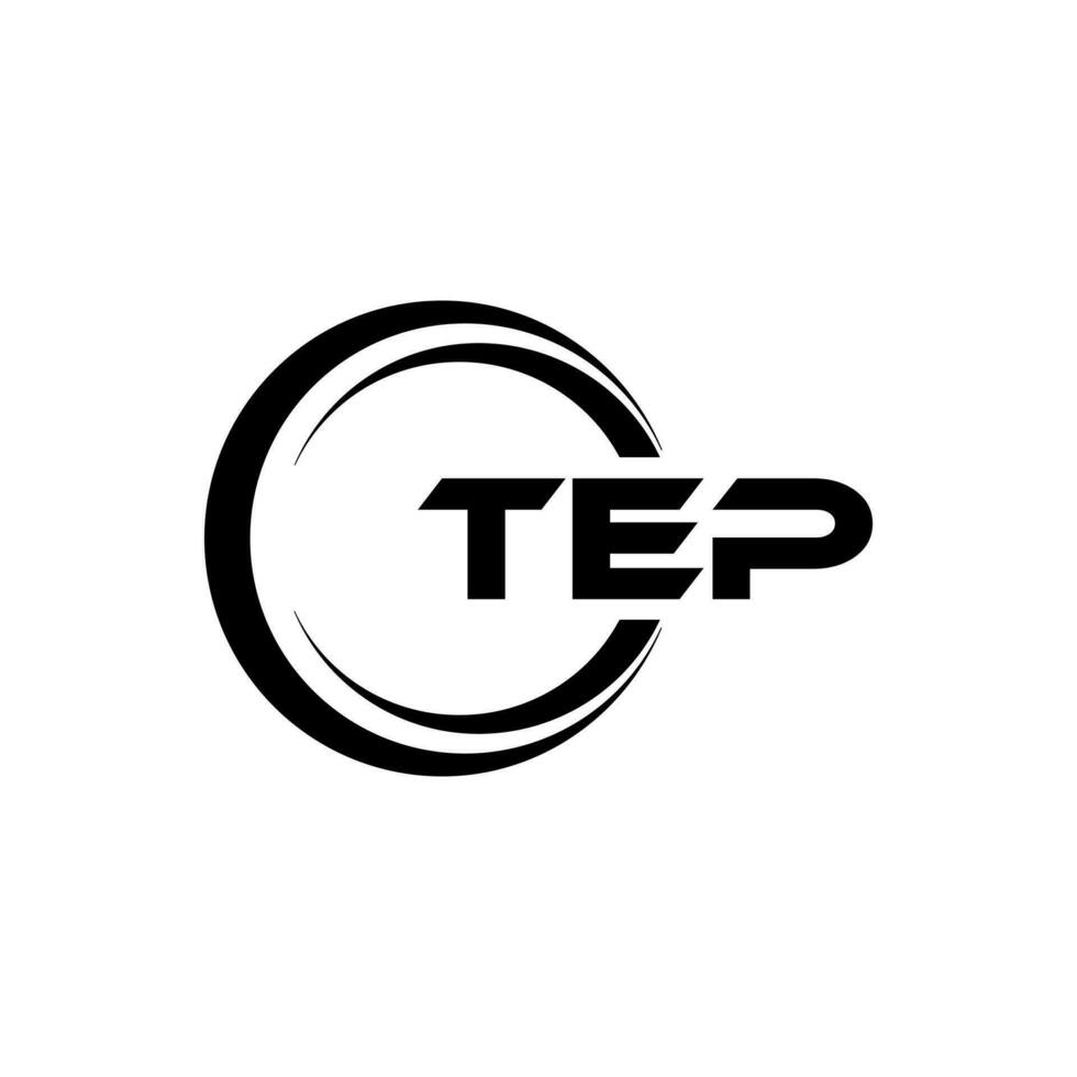 TEP Letter Logo Design, Inspiration for a Unique Identity. Modern Elegance and Creative Design. Watermark Your Success with the Striking this Logo. vector