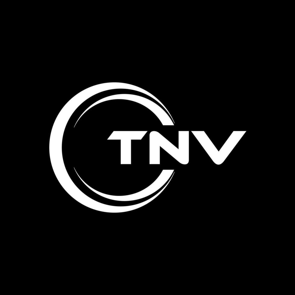 TNV Letter Logo Design, Inspiration for a Unique Identity. Modern Elegance and Creative Design. Watermark Your Success with the Striking this Logo. vector