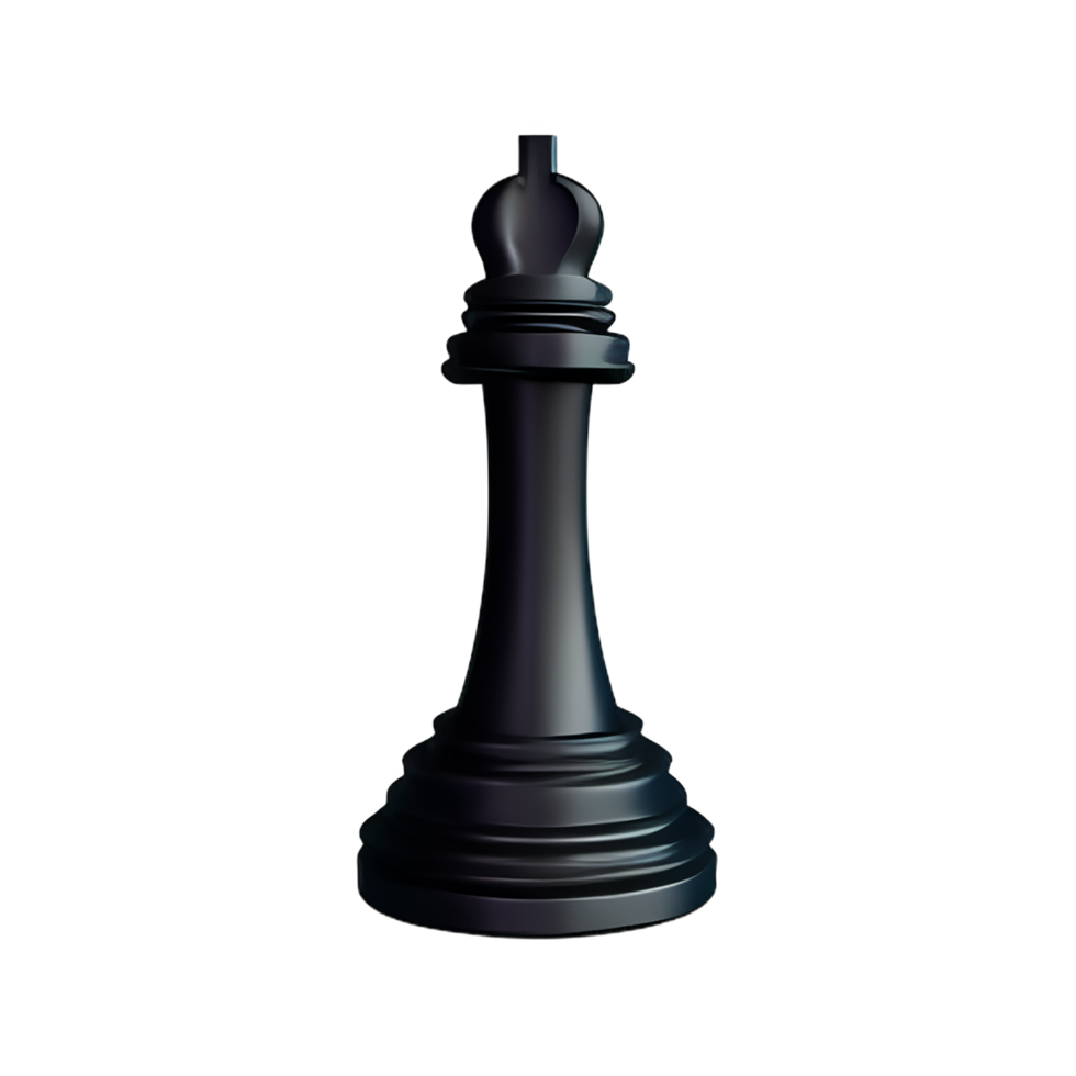 chess 3d rendering icon illustration png