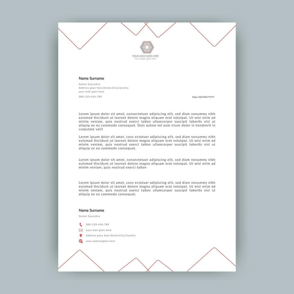 Modern professional corporate Company office brand simple Abstract