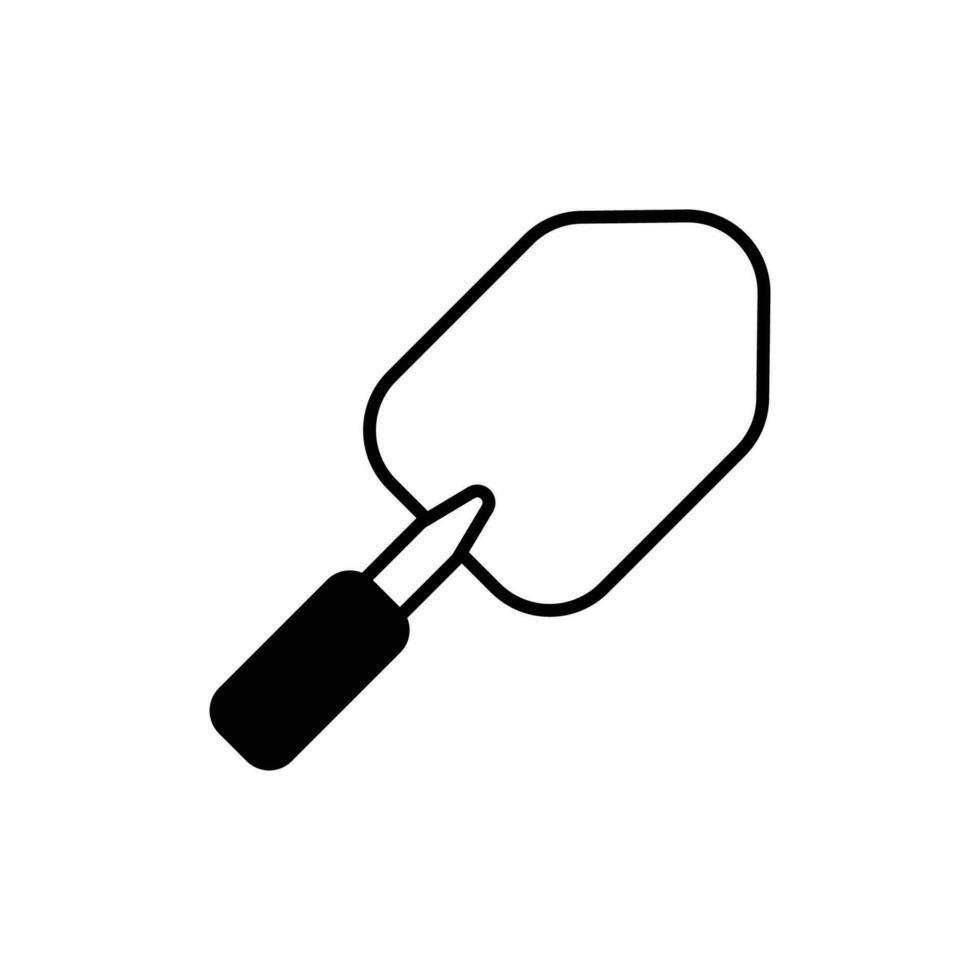 shovel icon. glyph icon vector