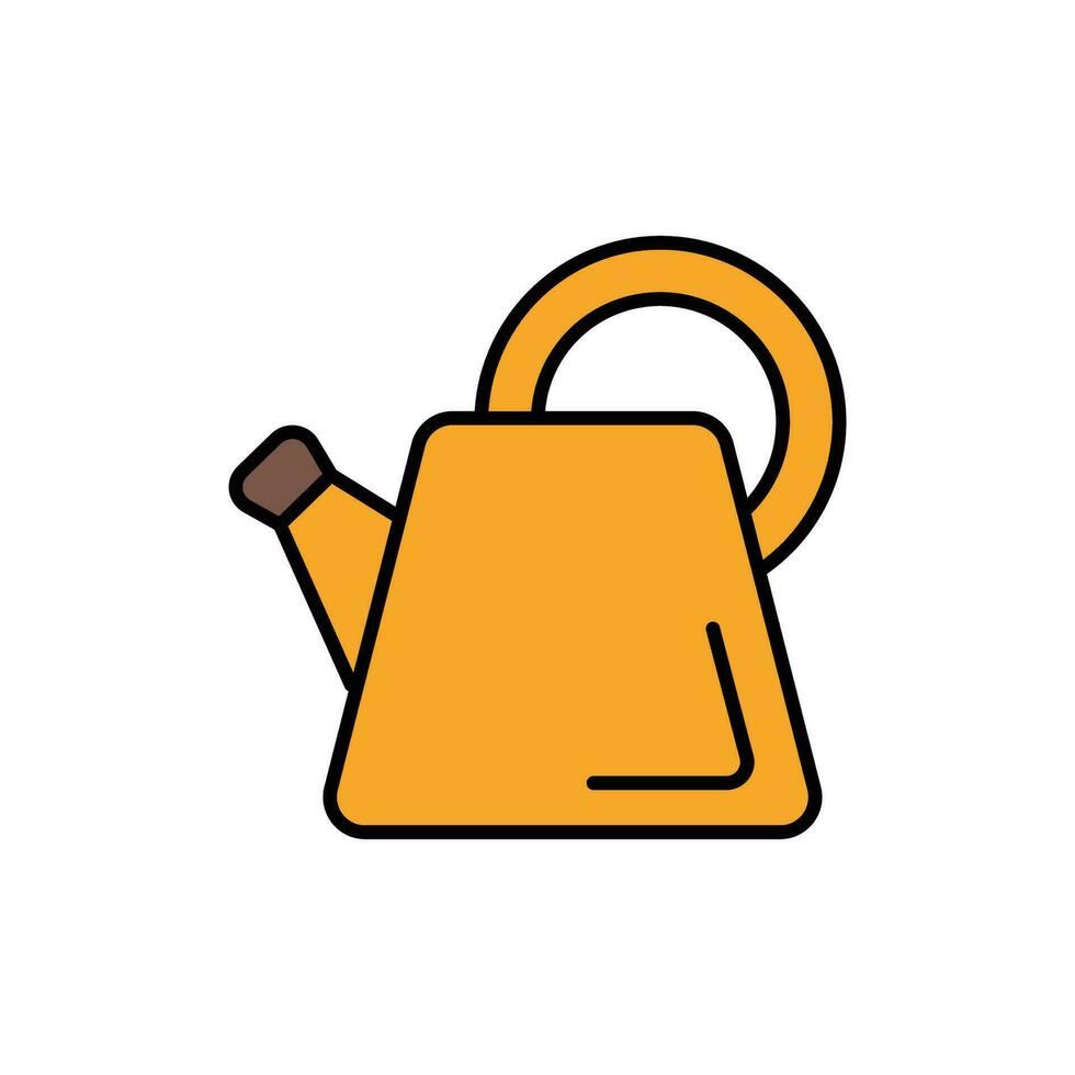 watering icon. filled outline icon vector