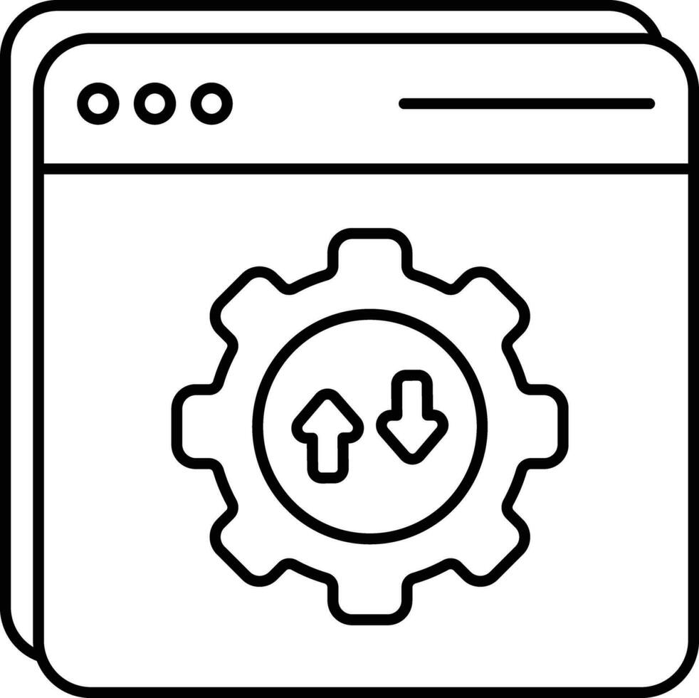 line icon design style vector