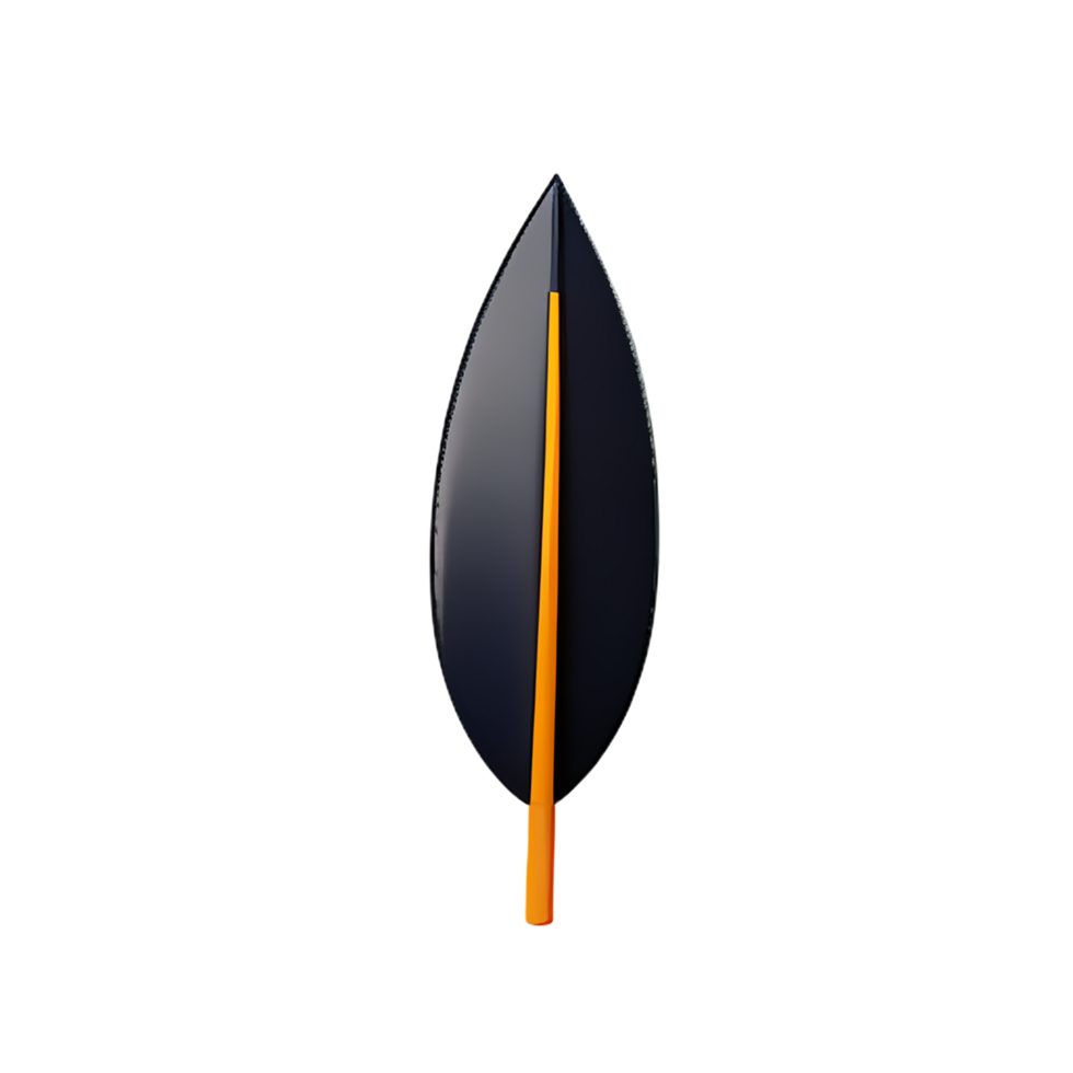 feather 3d rendering icon illustration png