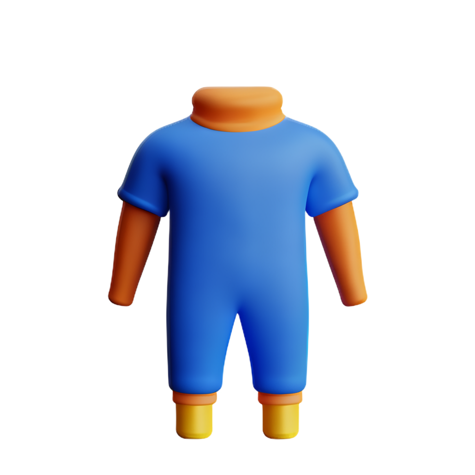 clothes 3d rendering icon illustration png