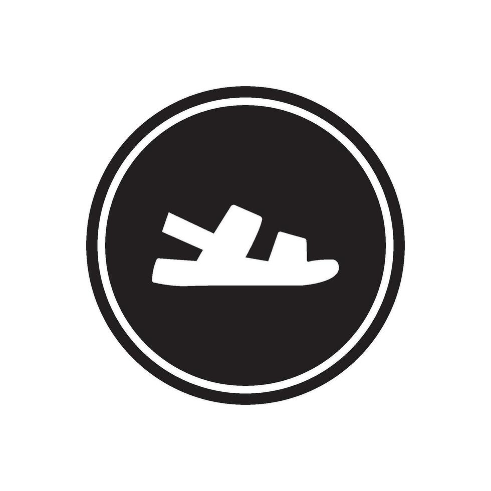 sandal icon vector