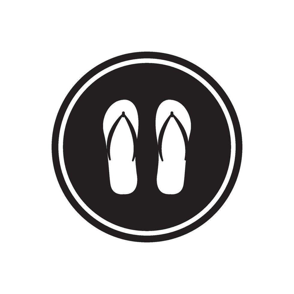 sandal icon vector