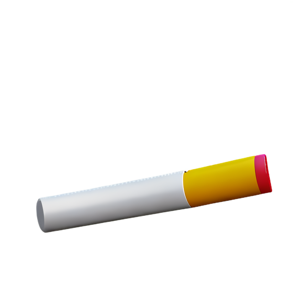 cigarette 3d rendering icon illustration png