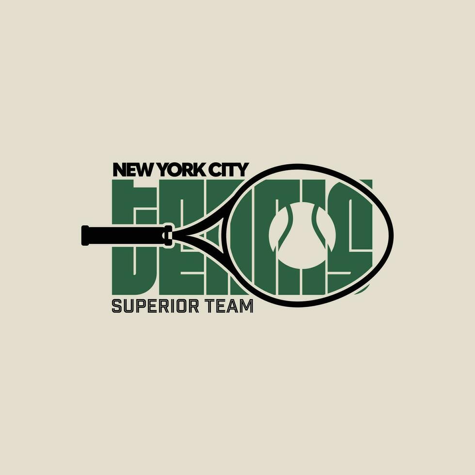Retro varsity tennis logos prints. University slogan typography design. Vector illustration for fashion tee, tshirt and poster