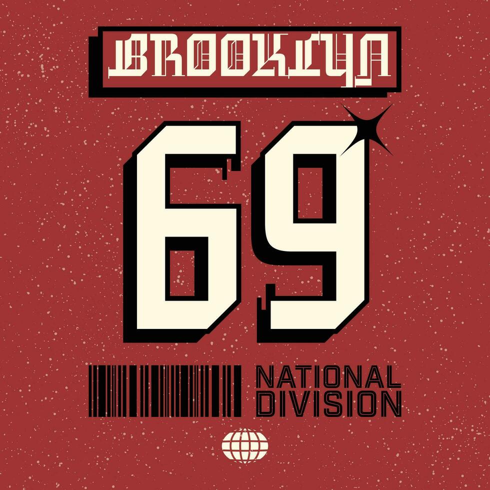 Sports varsity slogan print. College slogan typography print design vector