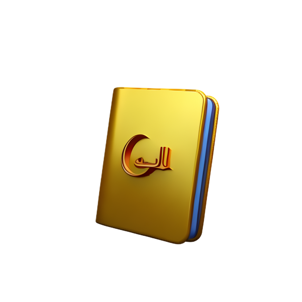 quran 3d rendering icon illustration png