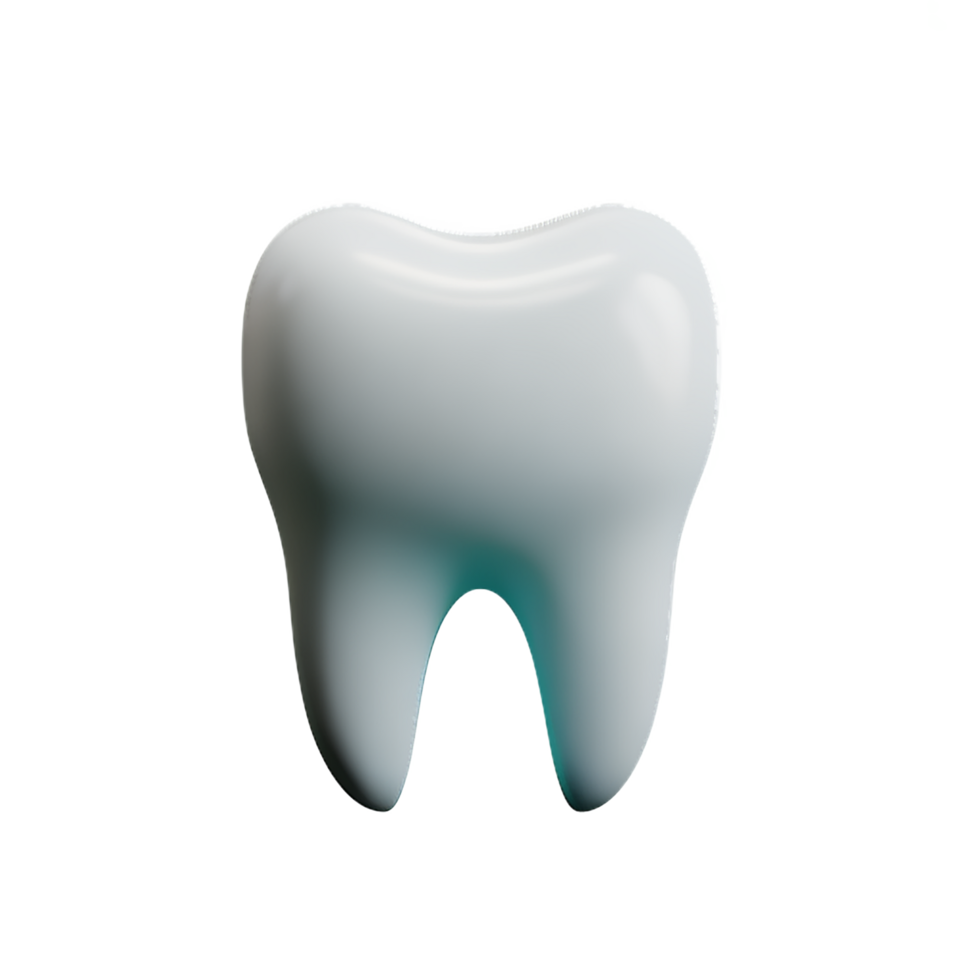 teeth 3d rendering icon illustration png