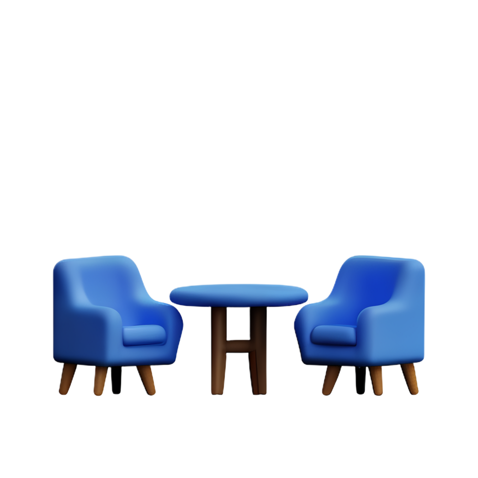 furniture 3d rendering icon illustration png