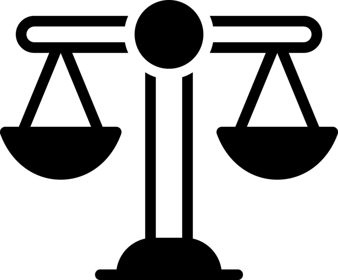 solid icon for scales vector
