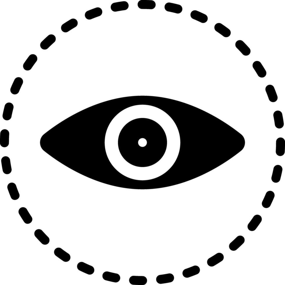 solid icon for visible vector
