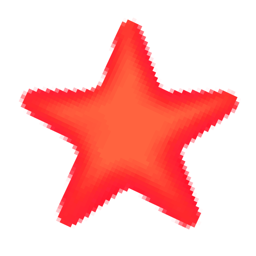 pixel stars decorate png