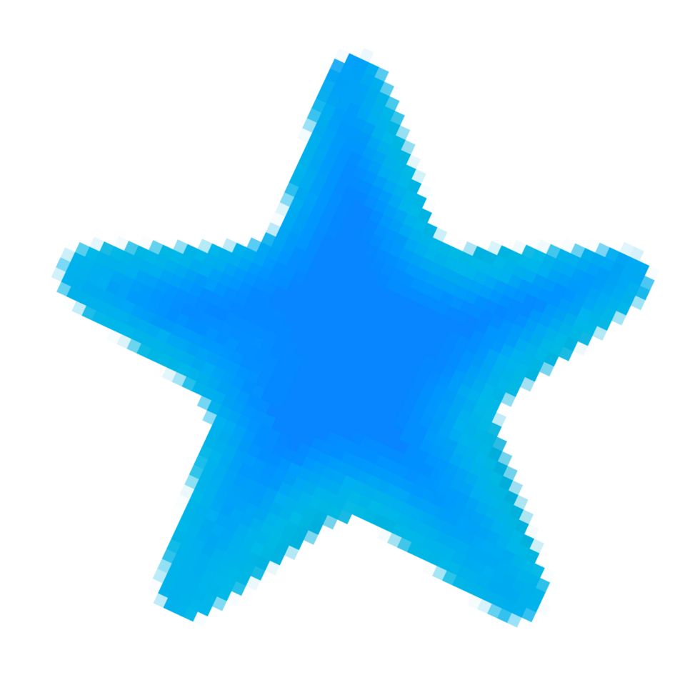 pixel stars decorate png