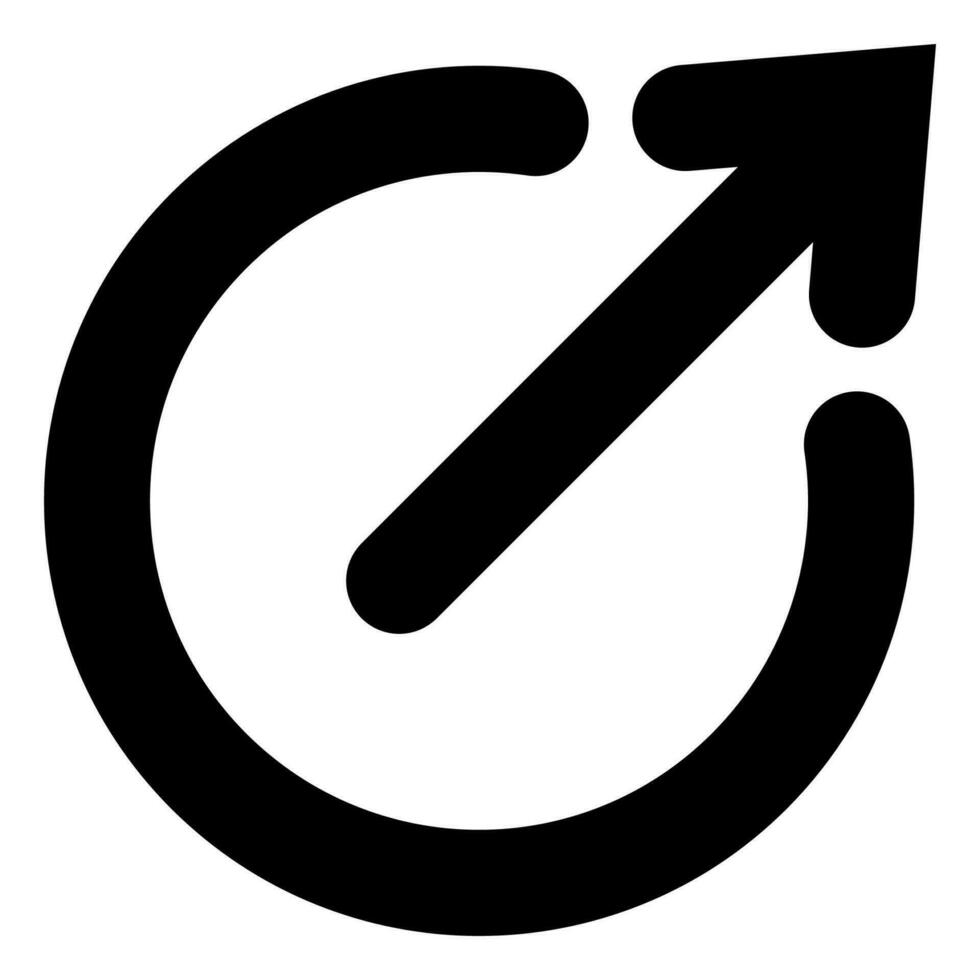 Share symbol. Link illustration. Share sign with arrow vector