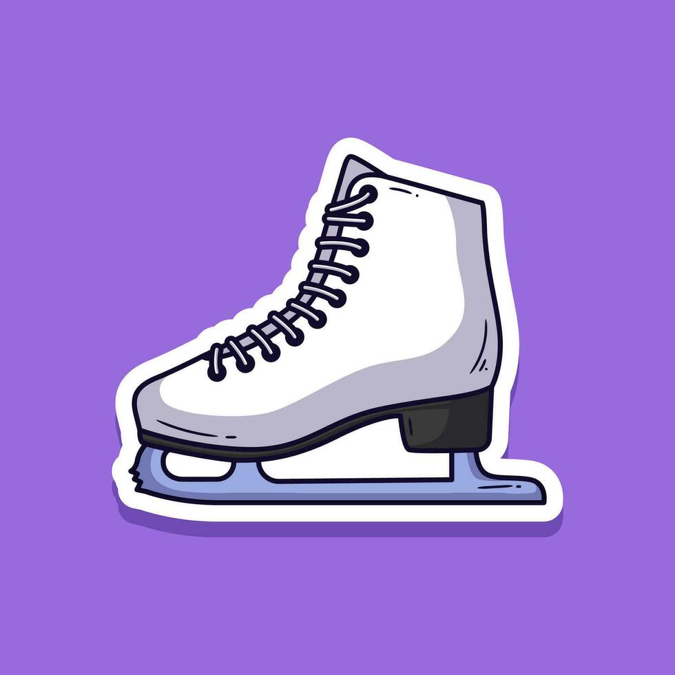 hielo patines ilustración. vector ilustración Deportes zapatos. vector eps 10