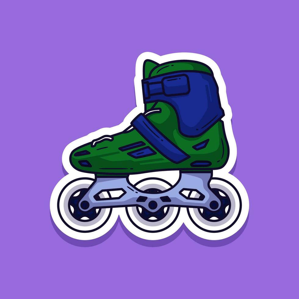 Skates shoes illustration. Vector illustration sports shoes. vector eps 10