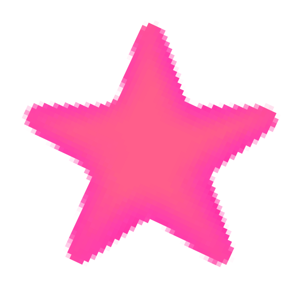 pixel stars decorate png