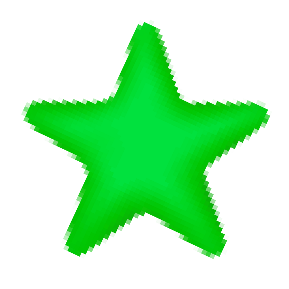 pixel stars decorate png
