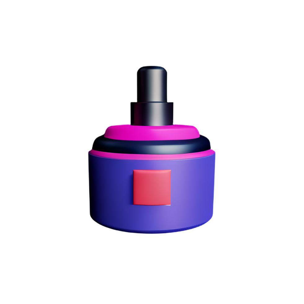 perfume 3d rendering icon illustration png