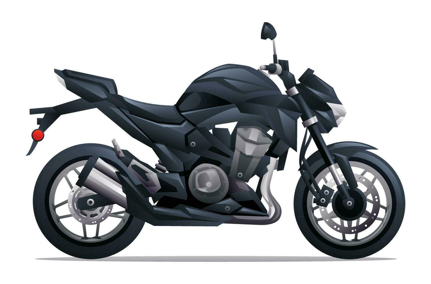 motocicleta vector ilustración aislado en blanco antecedentes