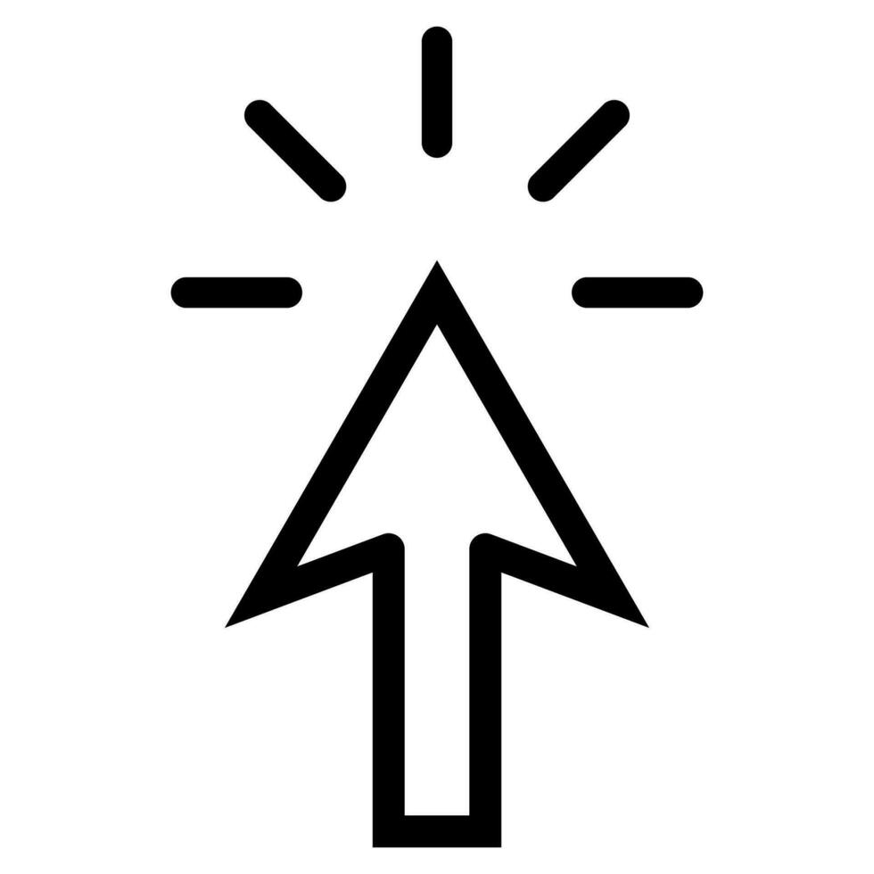 Cursor pointer. Mouse cursor. Arrow pointer. Click symbol. Computer mouse pictogram. vector