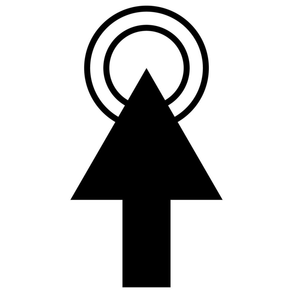 cursor puntero. ratón cursor. flecha puntero. hacer clic símbolo. computadora ratón pictograma. vector