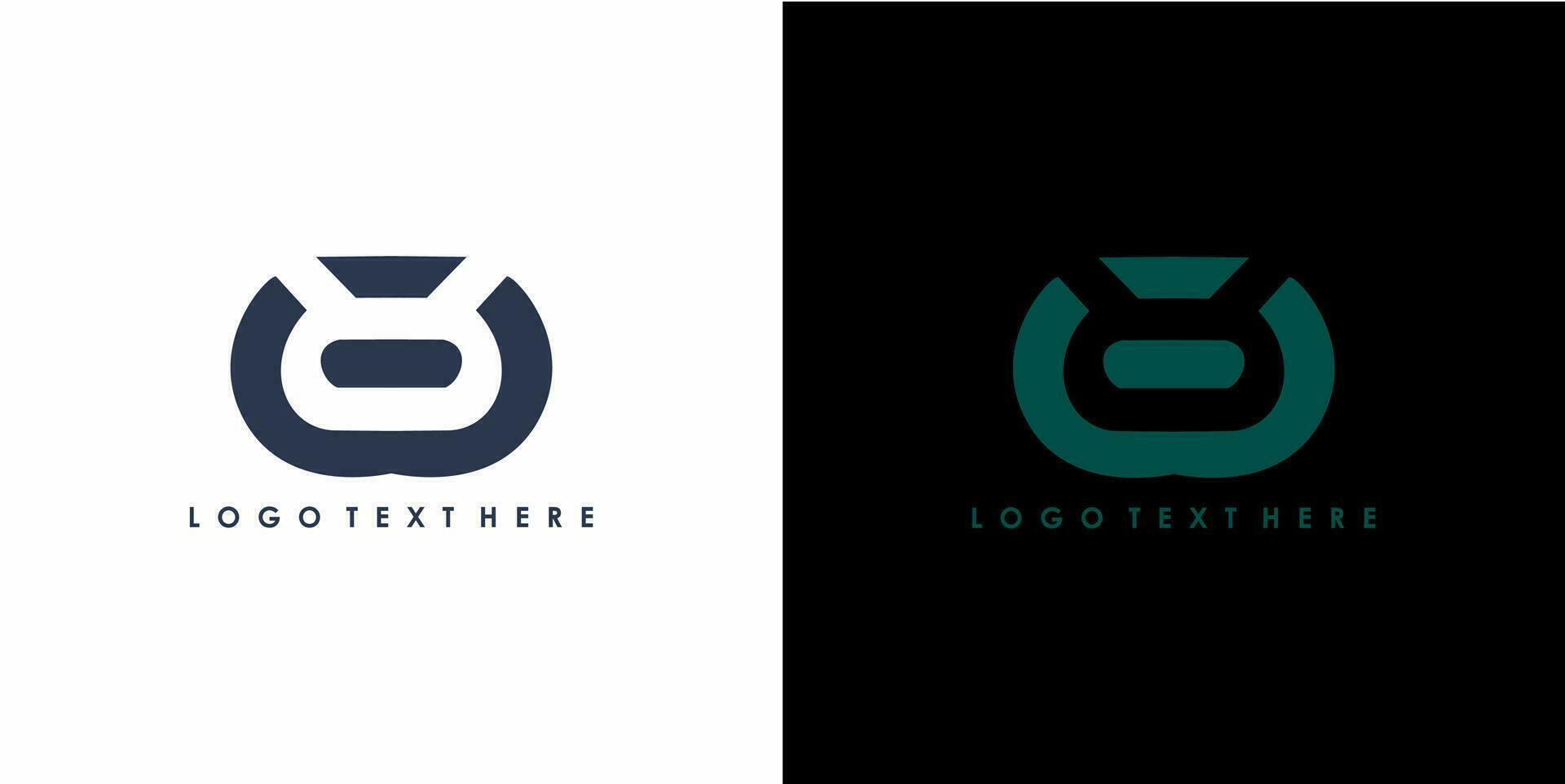 MONOGRAM LOGO FOR TECHNOLOGY COMPANY vector