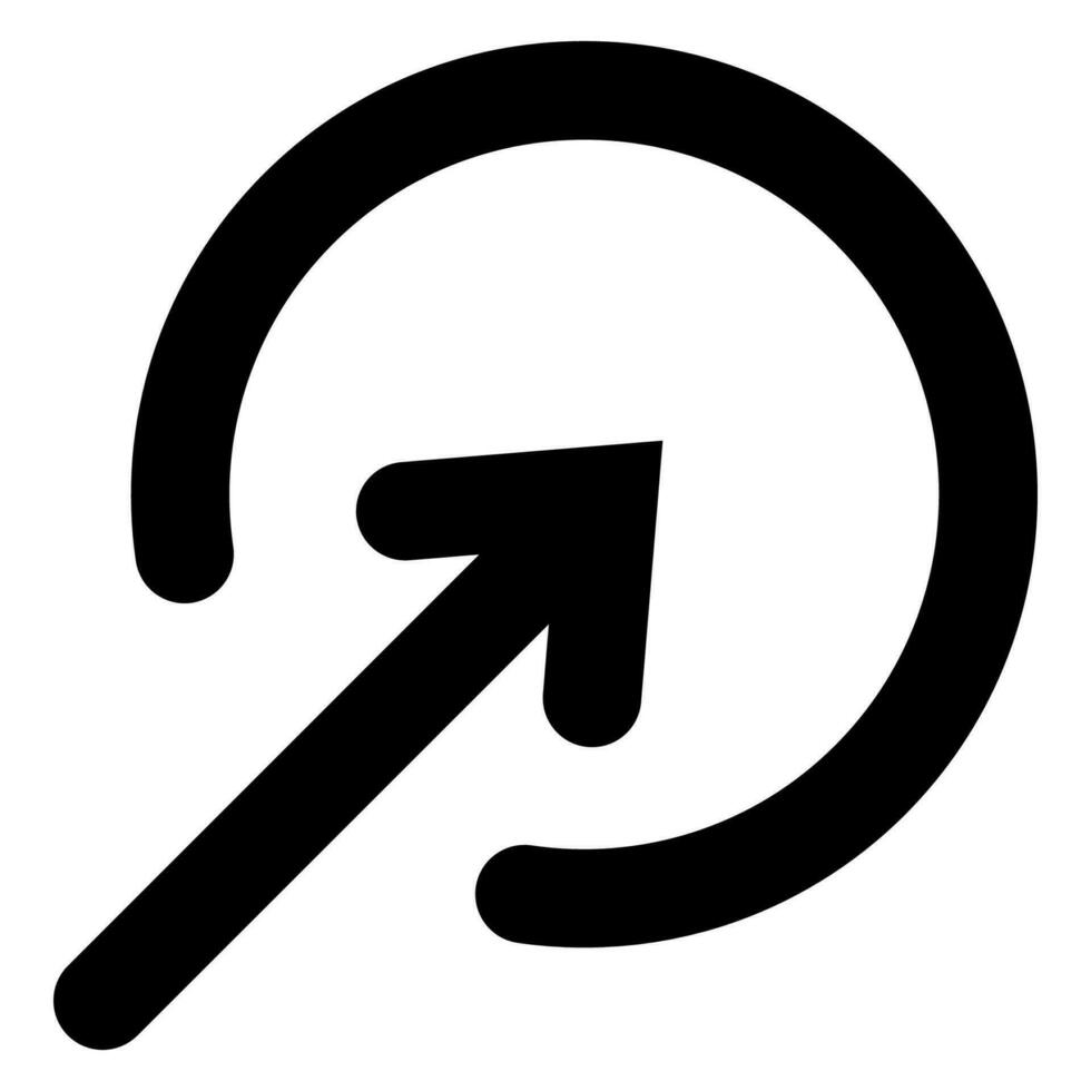 Share symbol. Link illustration. Share sign with arrow vector