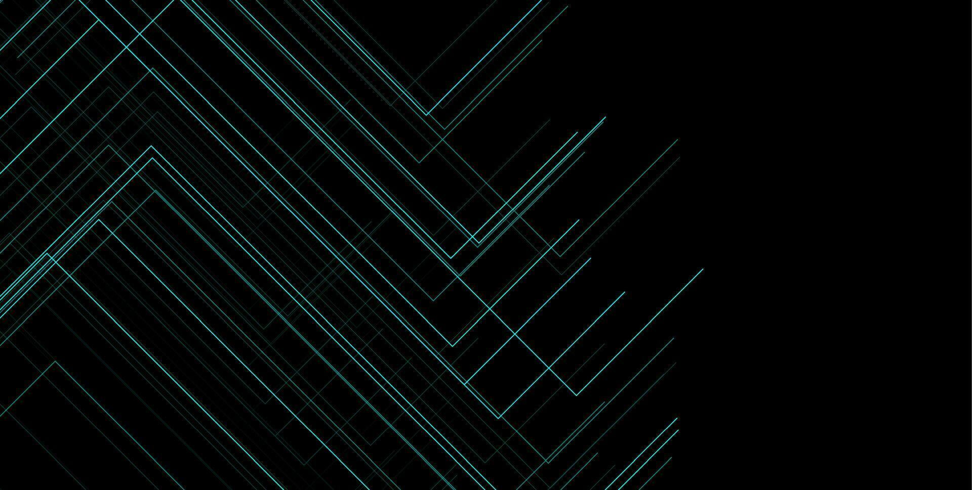 Blue minimal lines abstract futuristic tech background vector