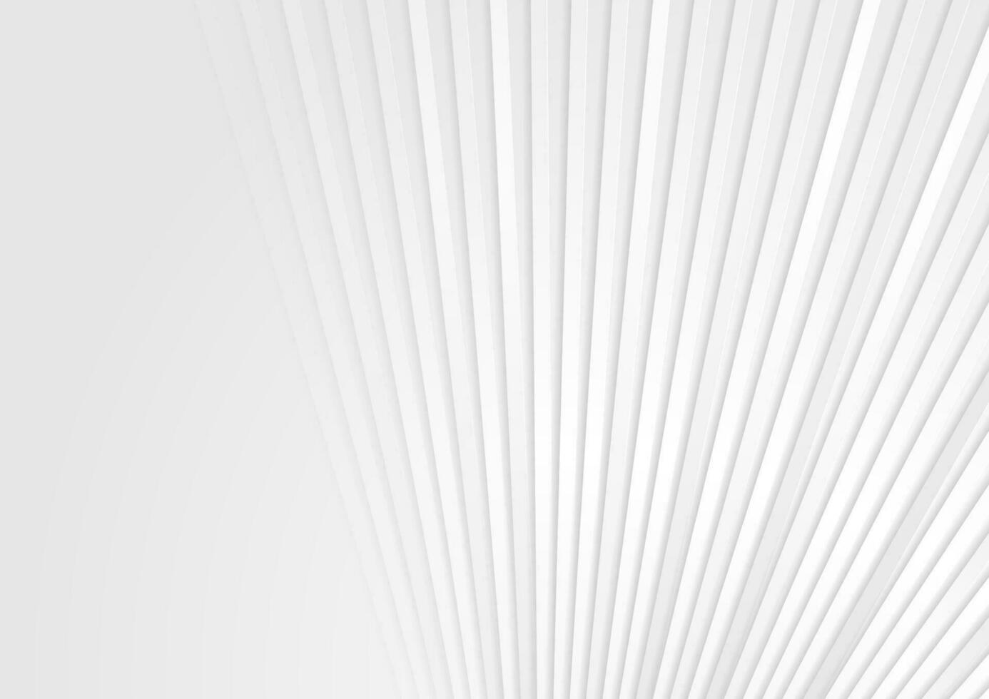 White stripes abstract technology geometric background vector