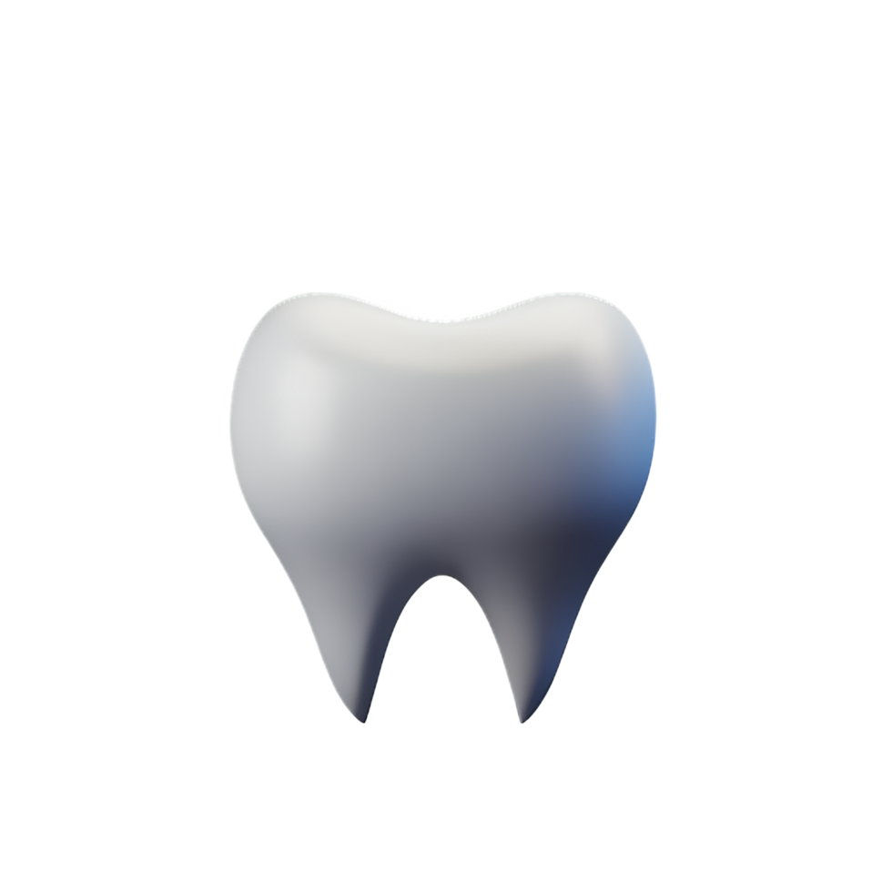 teeth 3d rendering icon illustration png