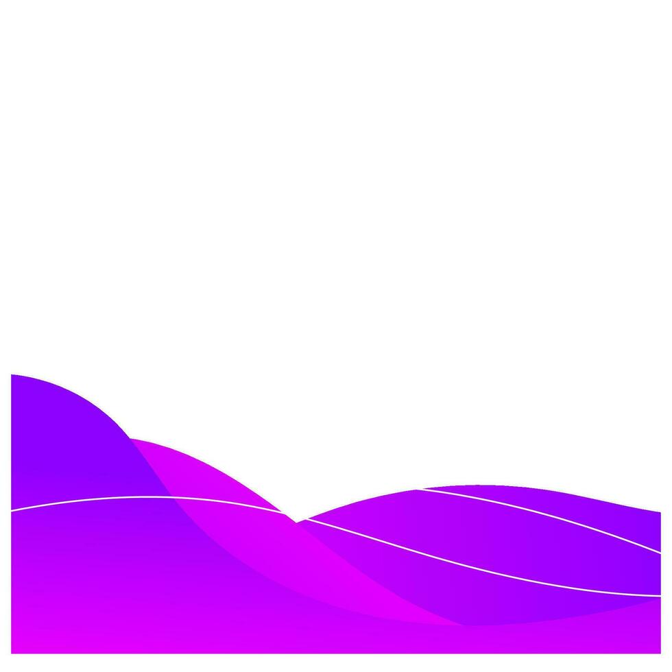 fluid wave corner border frame vector